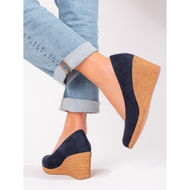 W. Potocki Marineblaue Keilpumps für Damen von Potocki navy blau 2