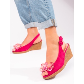 W. Potocki Espadrille-Sandalen für Damen in Rosa Potocki 1