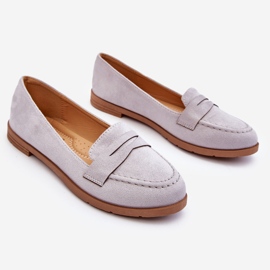 PS1 Bequeme Wildleder-Loafer für Damen Grau Lucca 1