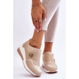 Sportschuhe zum Hineinschlüpfen für Damen Beige Jonas 1