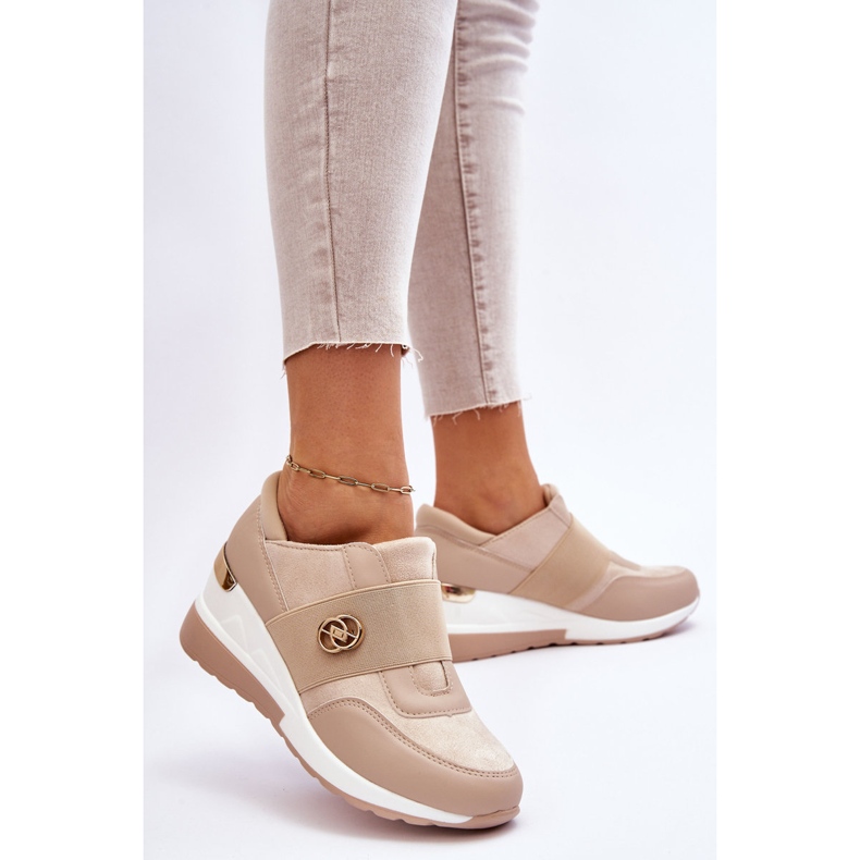 Sportschuhe zum Hineinschlüpfen für Damen Beige Jonas 2