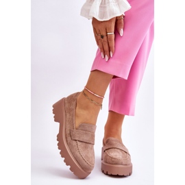 Vinceza Klassische Wildleder-Loafer Loafer Beige Corrin 1