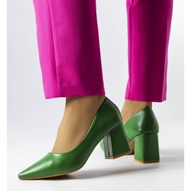 BM Pumps mit hohen Absätzen von Fanchon in Grün 1