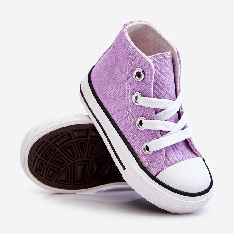 Hohe Sneakers für Kinder Violet Filemon violett 2