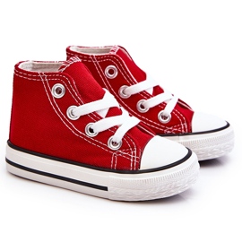 Hohe Kindersneaker Rot Filemon 8