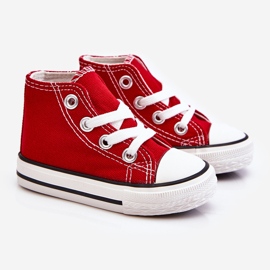 Hohe Kindersneaker Rot Filemon 2
