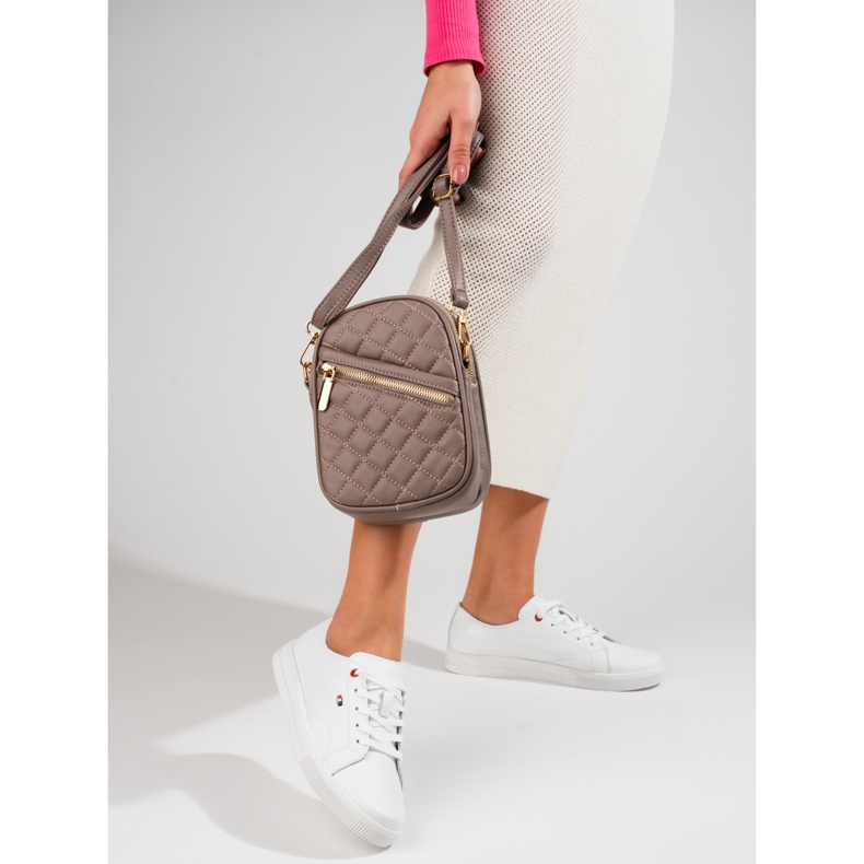 Weiße Vinceza-Sneakers aus Leder für Damen 2