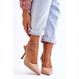 FS1 Klassische beige Whitley spitze Absätze 1