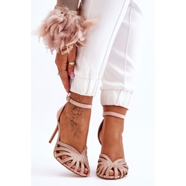 Trendige High Heels mit hellbeigem Jaylen 1