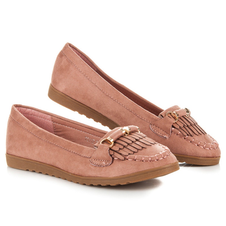 Seastar Loafer mit Fransen rosa 2