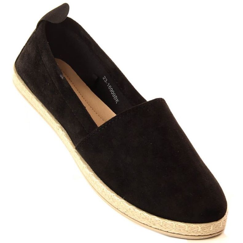 Espadrilles zum Hineinschlüpfen Potocki W WOL141A schwarz 1