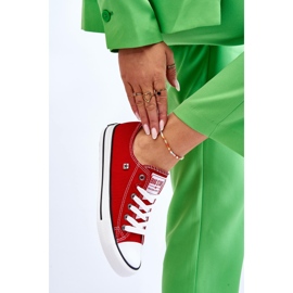 Damen Turnschuhe Big Star T274020 Rot 7