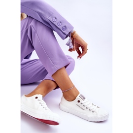 Klassische Damen Sneakers Cross Jeans LL2R4052 Weiß 1