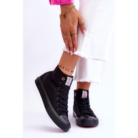 Damen Classic High Top Sneakers Cross Jeans LL2R4088C Schwarz 1