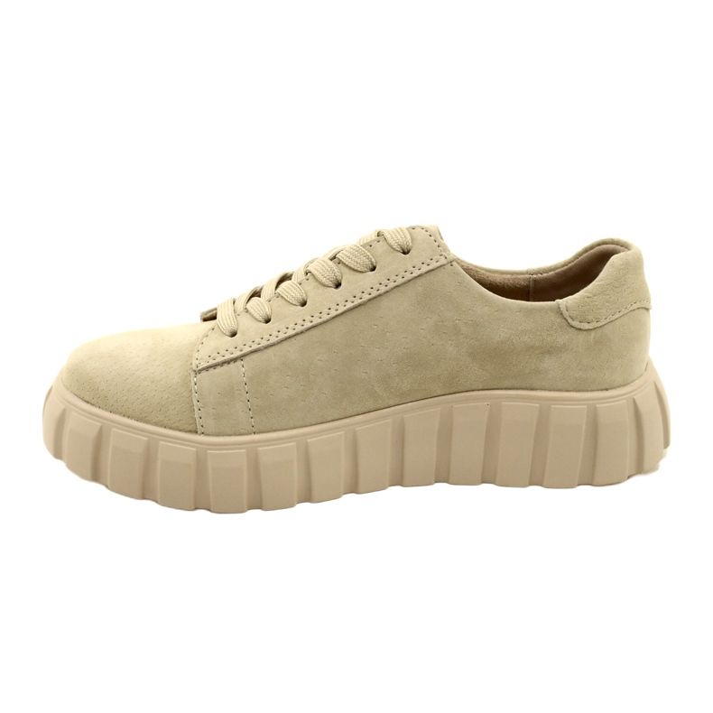 Filippo DP4138 Wildleder-Sneakers beige 2