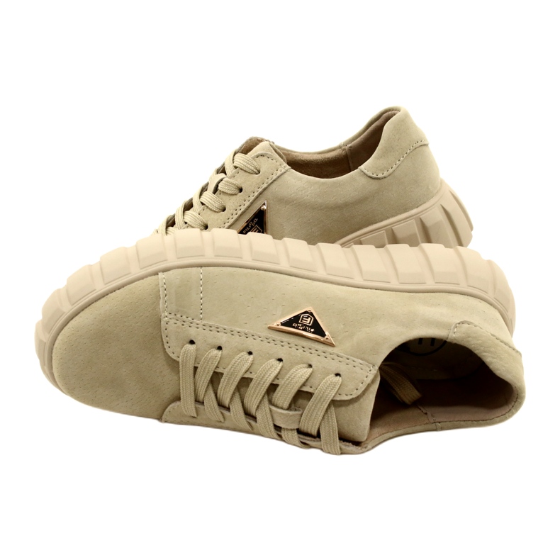 Filippo DP4138 Wildleder-Sneakers beige 5