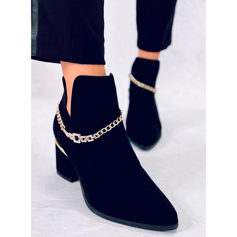 BM Virginia Black Spring Stiefel mit Absatz schwarz 2