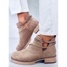 BM Spring cut-out Stiefel Sienna Khaki beige 2