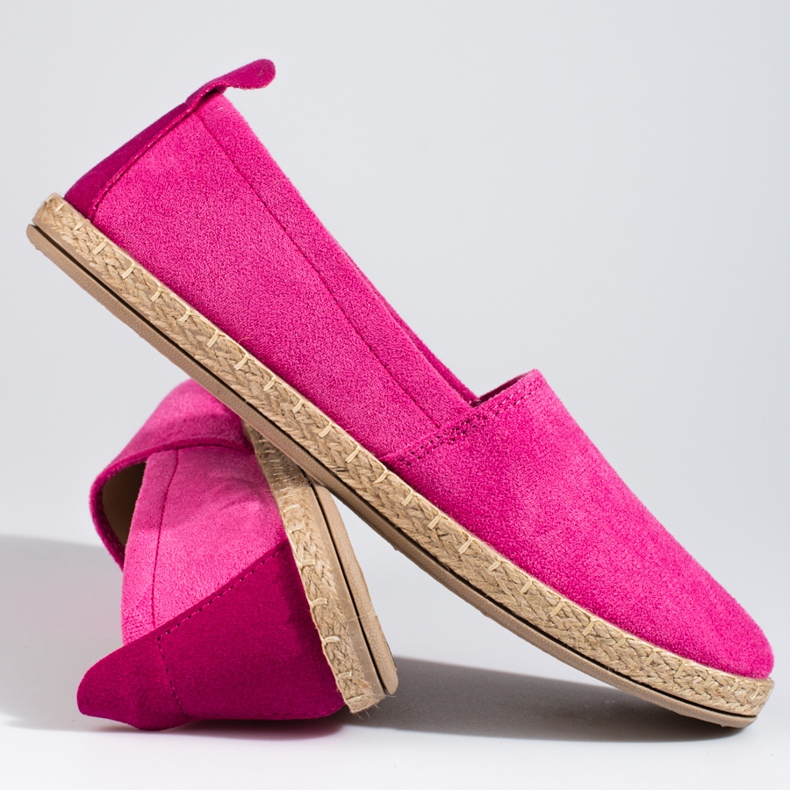 W. Potocki Damen-Espadrilles aus rosa Wildleder Potocki 2