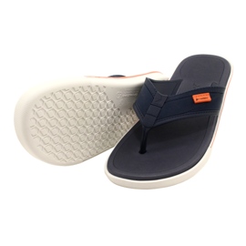 Herren-Gel-Flip-Flops Rider 11772 AG379 Blau schwarz 4
