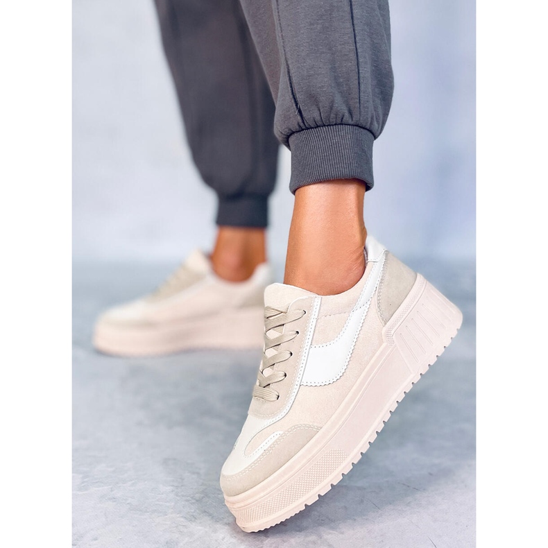 BM Plateau-Sneaker Foret Beige 1