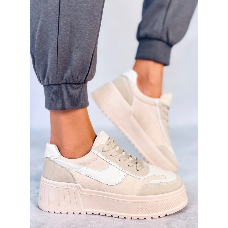 BM Plateau-Sneaker Foret Beige 2