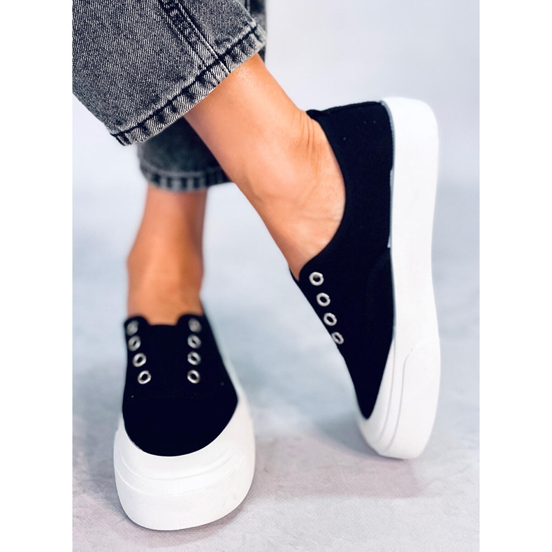 BM Damen-Turnschuhe von Kamio Black schwarz 1