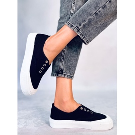 BM Damen-Turnschuhe von Kamio Black schwarz 2