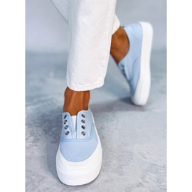 BM Damen Kamio Sky Blue Turnschuhe blau 1