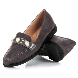 Seastar Loafer mit Ornamenten grau 2