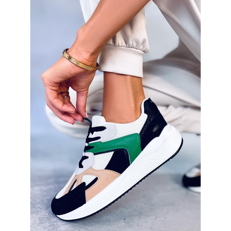 BM Albie Schwarze Damenturnschuhe mehrfarbig 2