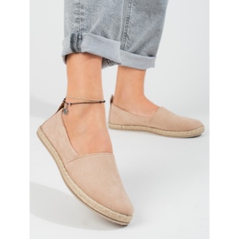 W. Potocki Beige Espadrilles für Damen aus Potocki-Wildleder 1