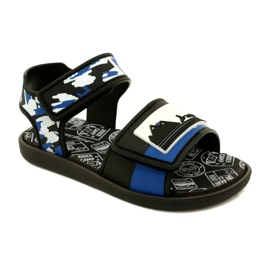 Rider Jungen Sandalen Fahrer 83453 AG294 Schwarz/Blau/Weiß 1