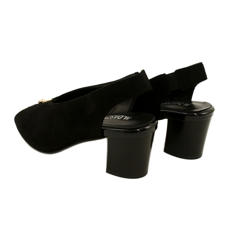 Frauensandalen auf dem Daszyński Post SA169-6 Schwarz 4