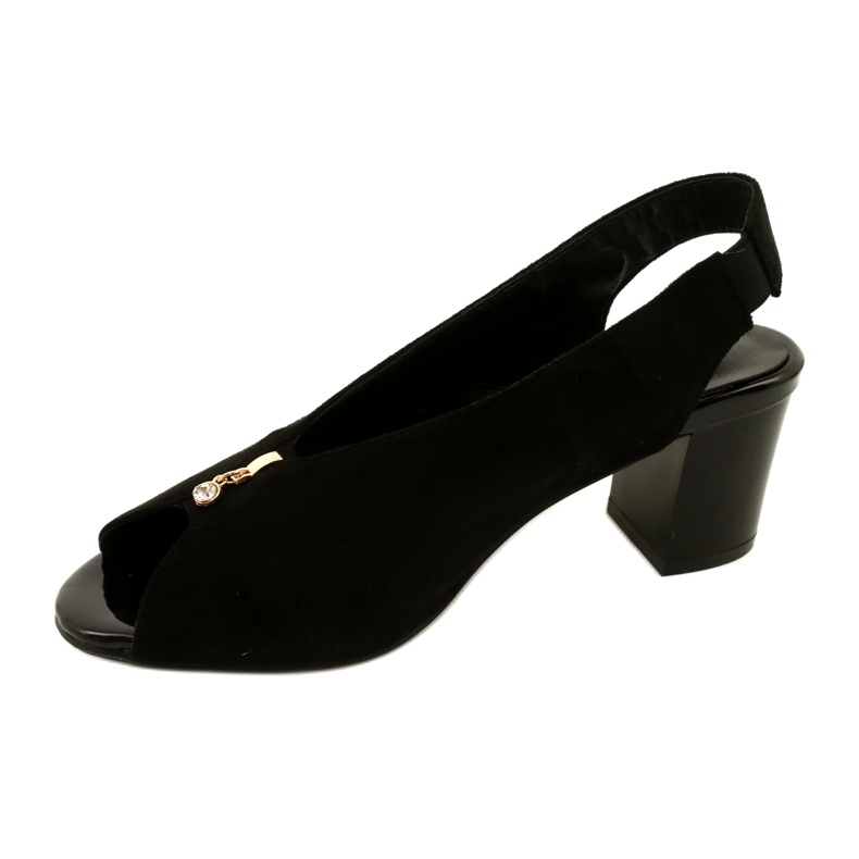 Frauensandalen auf dem Daszyński Post SA169-6 Schwarz 2