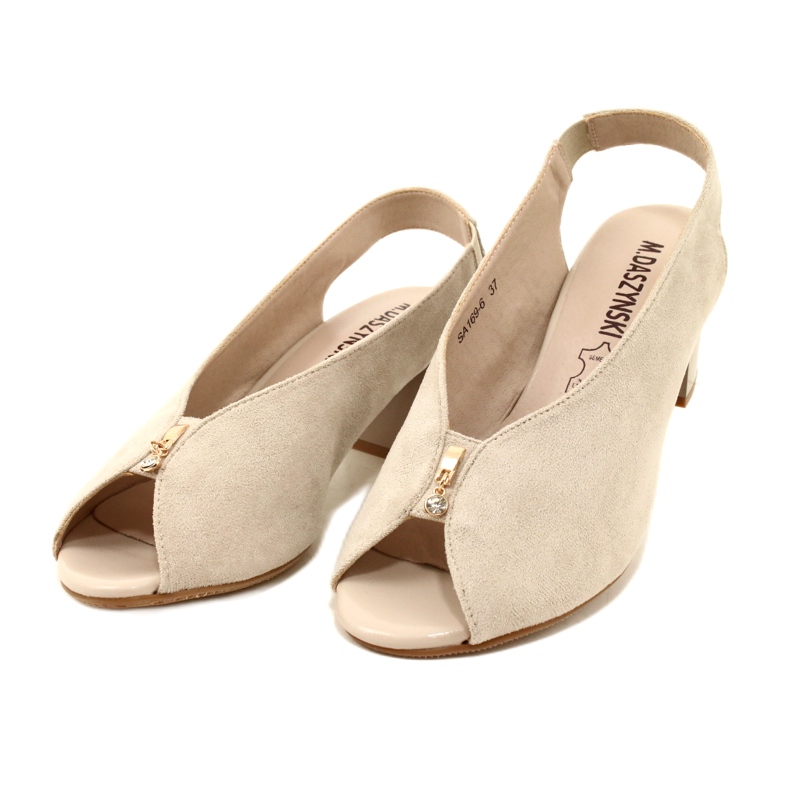 Sandalen auf der Post Daszyński SA169-6 beige 3