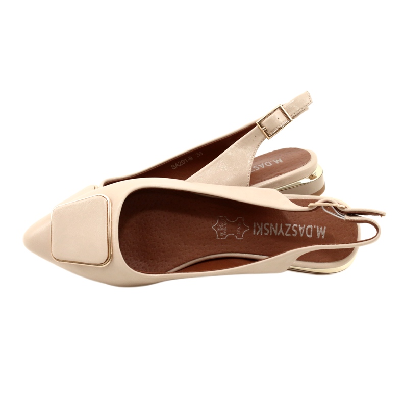 M.Daszyński Beige Pumps für Damen Daszyński SA201-9 5