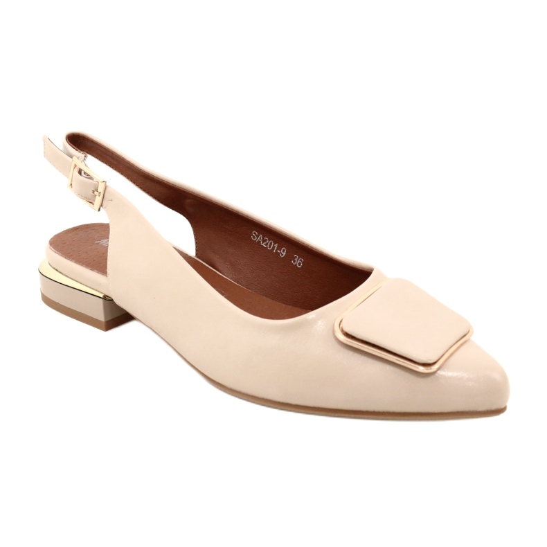 M.Daszyński Beige Pumps für Damen Daszyński SA201-9 1