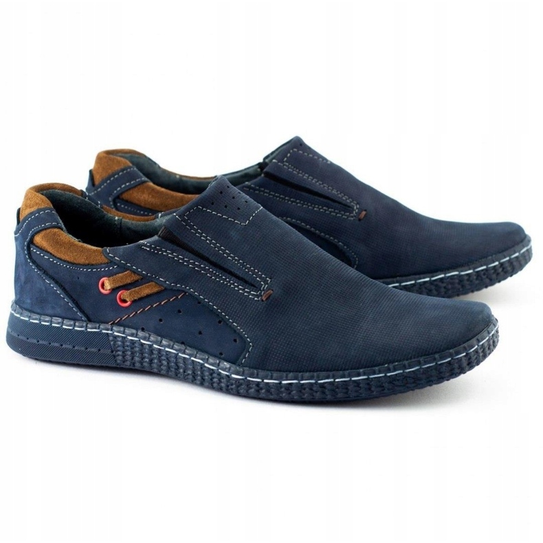 KOMODO Herren Loafer 862L marineblau navy blau 2