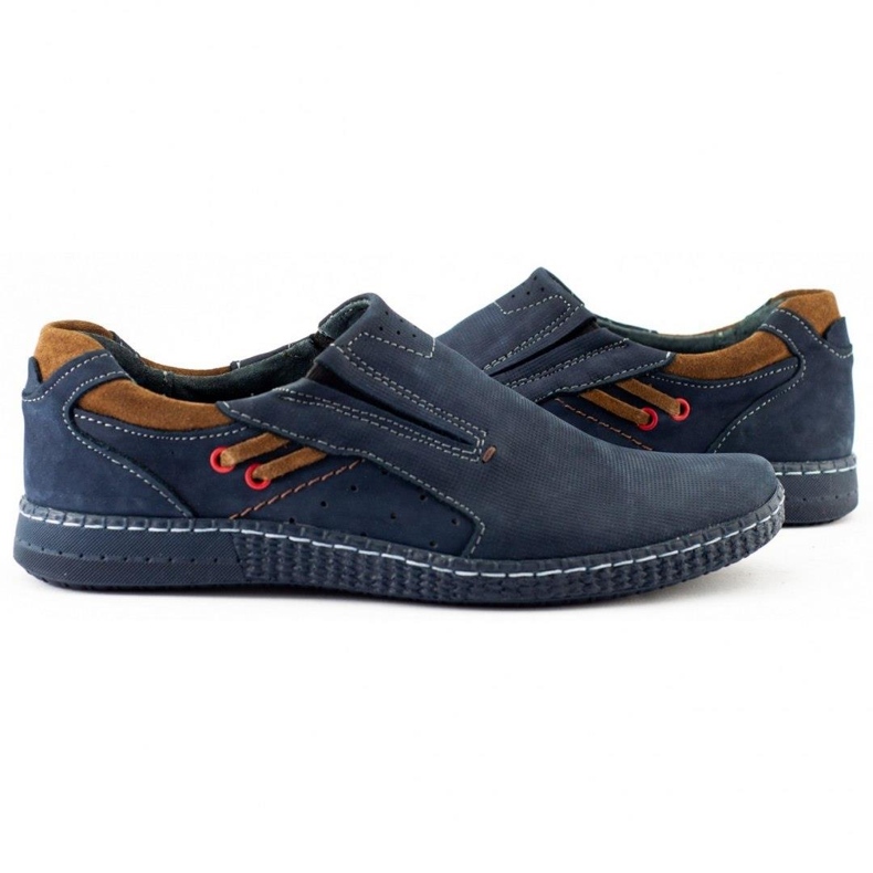 KOMODO Herren Loafer 862L marineblau navy blau 4