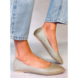 Seastar Chiesa Gold Glitter Ballerinas golden 2