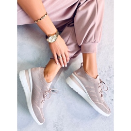 PA1 Croft Sneaker mit verstecktem Keil in Rosa 2