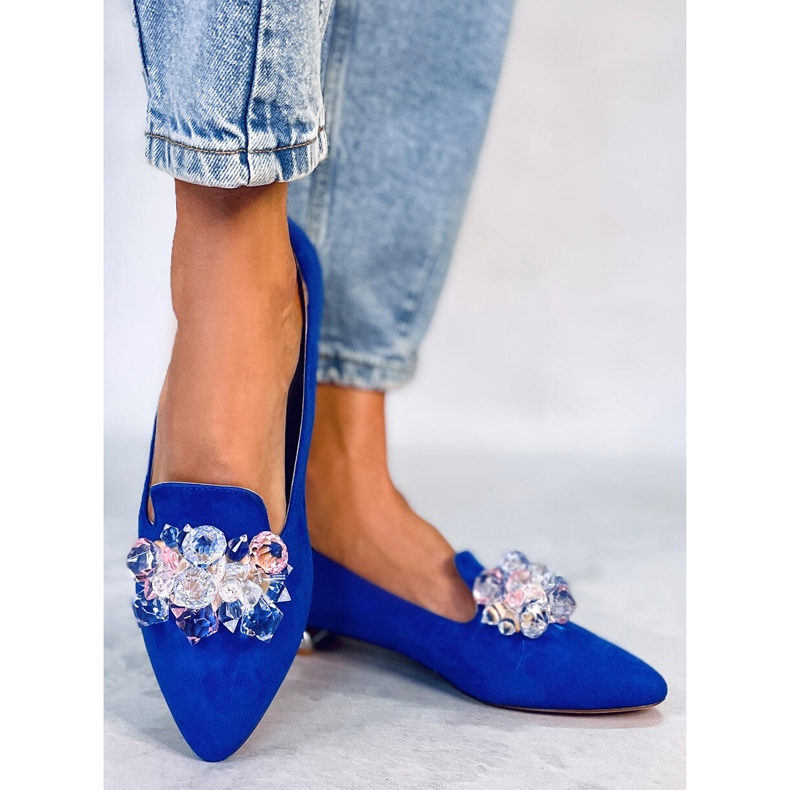 PA1 Lords Loafer mit Falconi Royal Blue Steinen blau 1