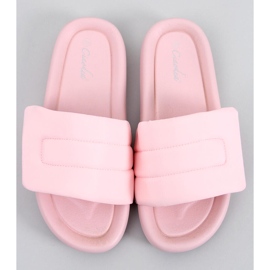 PA1 Cueto Pantoffeln aus rosa Nylon 1