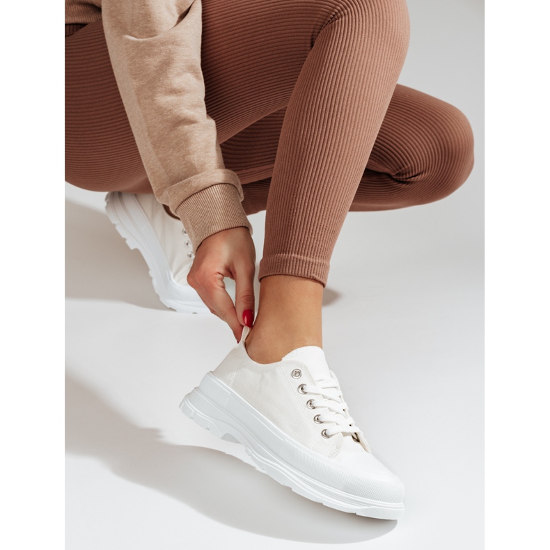 PA1 Damen-Plateau-Sneaker Shelovet weiß 1