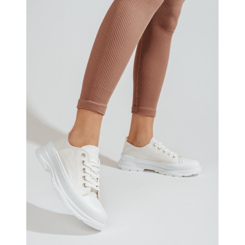 PA1 Damen-Plateau-Sneaker Shelovet weiß 2