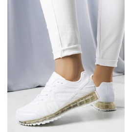 PA1 Weiße Sneakers mit modischer Durandana-Sohle 1