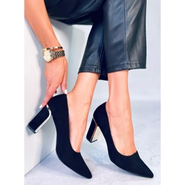 PA1 Pumps auf dem Block Lucrezia Black schwarz 1