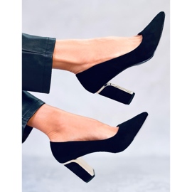 PA1 Pumps auf dem Block Lucrezia Black schwarz 2