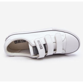 Klassische Turnschuhe mit Klettverschluss Big Star LL274A205 Weiß 1